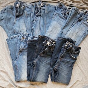 7 Pairs Cat&Jack Boys Bootcut Jeans Size 7